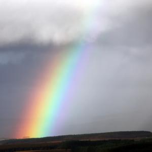 Rainbow from Moel Penderyn